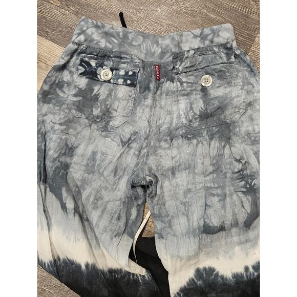 Hard tail forever tiedye jogger drawstring balloon pants womems large linen - Picture 6 of 8